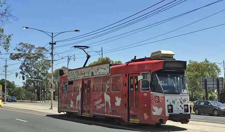 Yarra Trams class Z3 220 Christmas tram